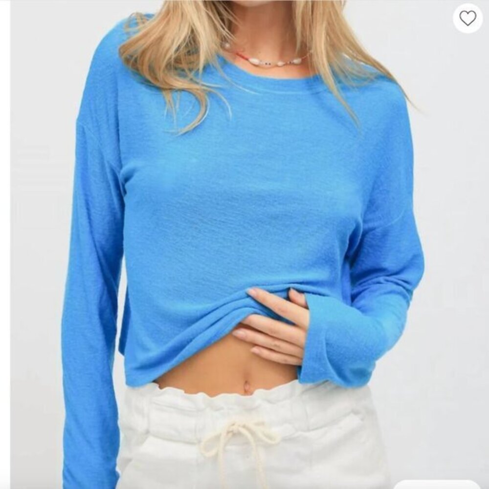 Electric & Rose Blue Long Sleeve Tee